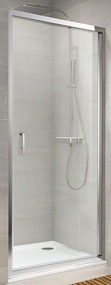 Душевые двери Koller Pool NS90G Neon 1-секционные распашные 900x1900 мм grape